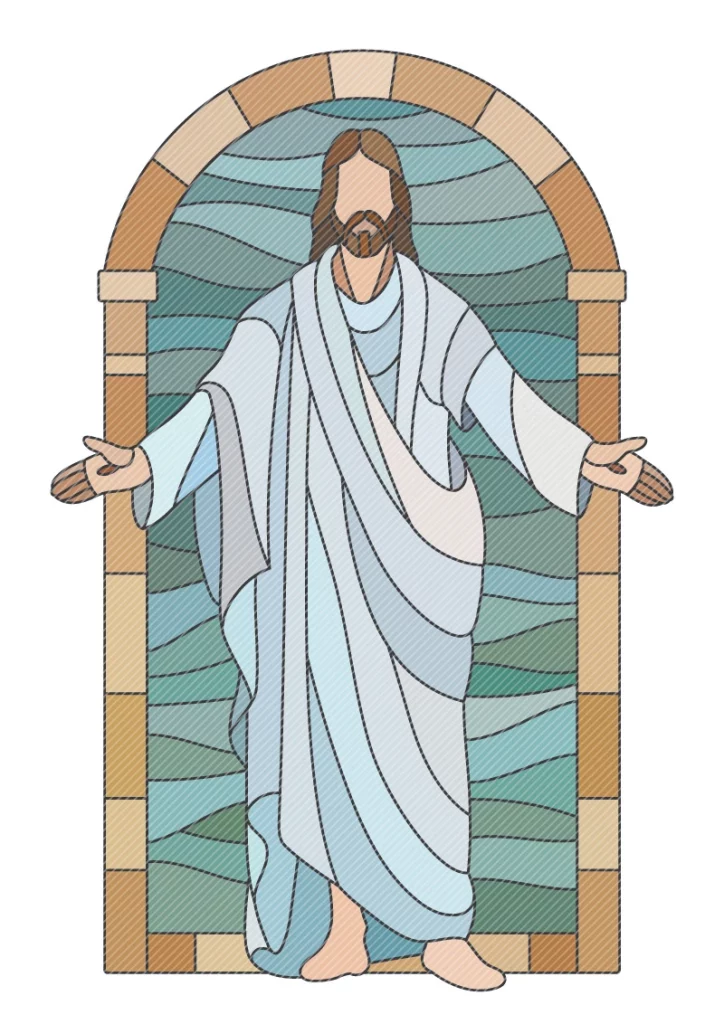 Life of Jesus coloured page 18